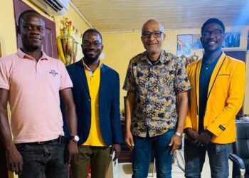 SWAL anniversary committee members and partners pose for a photo in Monrovia ahead of the 39th anniversary celebrations set for Ganta, Nimba County.