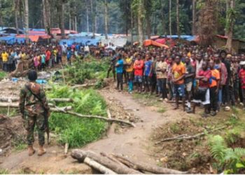 Joint security forces oversee the eviction of over 2,000 illegal occupants from Sapo National Park in Liberia, part of a crackdown on environmental crimes and transnational threats.