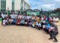 Group photo of stakeholders at the AITB TVET workshop in Monrovia, highlighting rising interest in vocational and technical education in Liberia