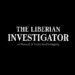The Liberian Investigator Logo in dark background