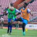 Liberia’s U-17 girls national team players training at the Samuel Kanyon Doe Sports Complex ahead of the WAFU Women’s U-17 Tournament in Monrovia.