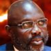 George Weah during his presidency, criticized for failing to implement Liberia’s National Sports Policy
