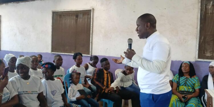 CPE’s Emmett Teage delivers keynote at World Peace Day 2025 commemoration in Liberia.