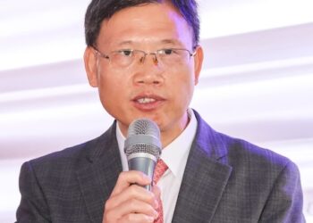 Chinese Ambassador to Liberia Yin Chengwu speaks at a reception in Monrovia, highlighting growing bilateral ties in visas, education, and trade.