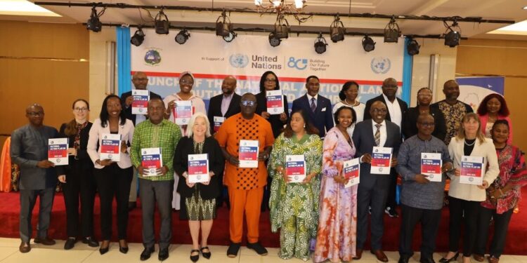 Liberian officials, youth leaders, and UN partners launch the $15.4M National Action Plan on Youth, Peace and Security in Monrovia