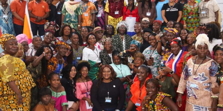 Participants at the Women’s Consultative Conference in Liberia hosted by Kvinna till Kvinna and partners