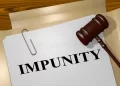 gavel and impunity