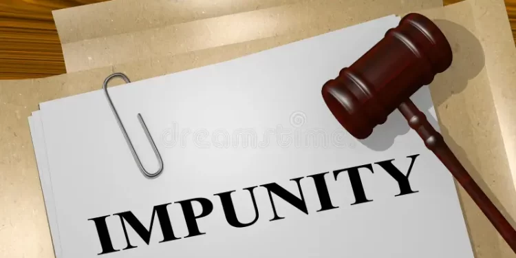 gavel and impunity