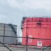 Liberia petroleum storage tanks in Monrovia as private operators protest LPRC fee cuts and warn of monopoly risks in the sector