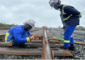 repairing the railway