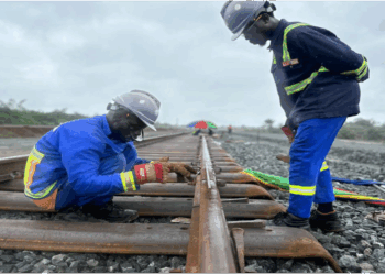 repairing the railway