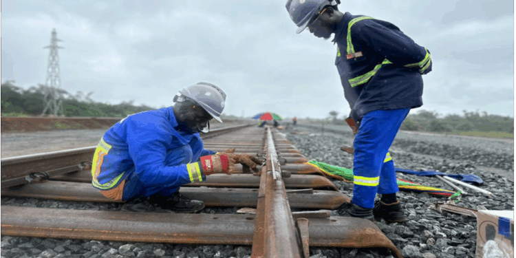 repairing the railway