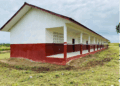 Newly constructed six-classroom annex at Larkay-Ta Public School in Margibi County, dedicated by Senator James Emmanuel Nuquay to upgrade the school to senior high level
