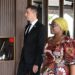 Liberian Foreign Minister Sara Beysolow Nyanti during a diplomatic engagement, recognized by SWAL for promoting sports diplomacy and youth development.