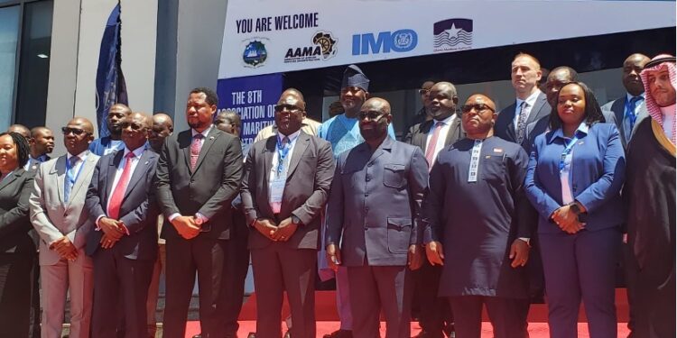 African maritime leaders and international delegates at Liberia’s first continental maritime summit during the 8th AAMA Conference in Monrovia