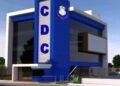 Architectural rendering of the planned Congress for Democratic Change (CDC) headquarters in Congo Town, approved by court for groundbreaking amid a land dispute