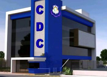 Architectural rendering of the planned Congress for Democratic Change (CDC) headquarters in Congo Town, approved by court for groundbreaking amid a land dispute