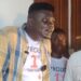 Desmond Ujay Nimely, newly elected Secretary-General of the Alternative National Congress, speaks after his election at the party’s congress in Kakata