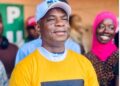 Senator James Emmanuel Nuquay smiles as supporters celebrate his 57th birthday at Cooper Farm, Margibi County, reaffirming his commitment to public service