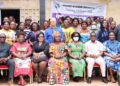 Gender Minister Gbeme Horace-Kollie poses with stakeholders, partners, and ministry staff during the validation of Liberia’s Five-Year Strategic Plan in Paynesville