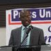 Cllr. Elisha T.J. Forkeyoh, Secretary General of the Liberian National Bar Association, speaking at the Press Union of Liberia’s 68th anniversary, urging the adoption of a licensing system for journalists