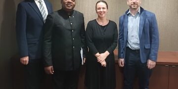 LNBA President Cllr. Bornor Varmah meets with officials of the American Bar Association in Washington, D.C. to discuss a forthcoming legal partnership.