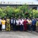 a group photo of journalists and officials of the Liberia Revenue Authority