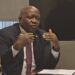 Liberia’s Finance Minister Augustine Kpehe Ngafuan speaks during a high-level meeting with AfDB President Dr. Sidi Ould Tah and Constituency 15 finance ministers.
