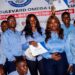 Members of the newly inducted Paynesville Boulevard Omega LEOs Club pose with certificates during their leadership installation ceremony in Paynesville.