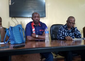 Bomi County Superintendent Miatta Dorley and regional officials attend a security meeting in Tubmanburg to discuss border safety ahead of Liberia’s UN Security Council role