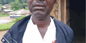 Suspect Cyrus Bardio, arrested in Maryland County for allegedly poisoning his friend’s cane juice during a debt dispute in Gbeken TownSuspect Cyrus Bardio, arrested in Maryland County for allegedly poisoning his friend’s cane juice during a debt dispute in Gbeken Town