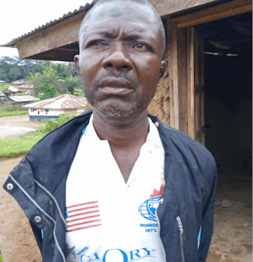 Suspect Cyrus Bardio, arrested in Maryland County for allegedly poisoning his friend’s cane juice during a debt dispute in Gbeken TownSuspect Cyrus Bardio, arrested in Maryland County for allegedly poisoning his friend’s cane juice during a debt dispute in Gbeken Town