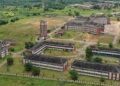 University of Liberia Fendall Campus aerial view, illustrating plans for sustainable development, biodiversity conservation, and ecotourism expansion