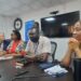 UN Resident Coordinator Christine Umutoni and UN agency representatives meet with Liberian officials in Monrovia to launch the new five-year Cooperation Framework (2026–2030).