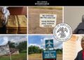 Images depicting Bea Mountain facilities, Ministry of Mines officials, gold bars, and oversight symbols from Liberia’s gold export verification process.