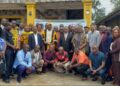 Finance Minister Anthony Myers, county officials, and partners pose during the opening of the MFDP’s Budget Disaggregation Training in Buchanan, Grand Bassa County