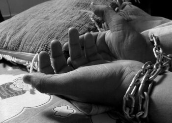 Symbolic image of human trafficking in Liberia as U.S. TIP Report places country on Tier 2 Watch List for failing to convict traffickers and protect victims