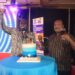 Liberia Maritime Authority Commissioner Neto Zarzar Lighe Sr. and an official toast during the AAMA 2025 Conference in Monrovia celebrating the country’s successful hosting of Africa’s landmark maritime summit