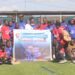 Members of the Sports Writers Association of Liberia (SWAL) gather in Ganta, Nimba County, to celebrate the association’s 39th anniversary with sports and unity-themed activities