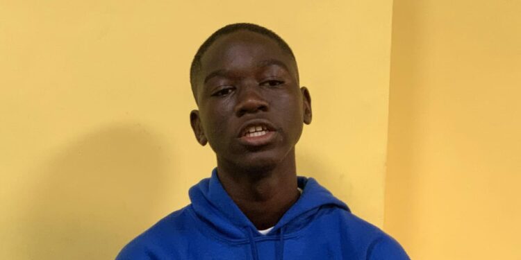 Graduate James Bohlen, 17, whose viral statement “Liberia Will Decide My Future” highlights the struggles facing Liberian youths amid economic hardship