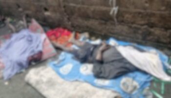 covered bodies of men who reportedly smoked kush