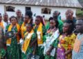 Graduates of Forpoh Vocational Institute pose with officials and instructors during the school’s first graduation ceremony in Grand Kru County, Liberia