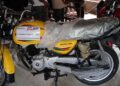 Motorcycles and road maintenance tools donated by the National Road Fund to the Ministry of Internal Affairs in Lofa County to support community-led road repair and maintenance