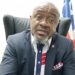 PPCC Executive Director Bodger Scott Johnson speaks during a briefing in Monrovia amid growing questions about his participation in a China trip tied to the $22M yellow machines deal.