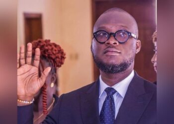 Attorney Joseph Howe, legal counsel for Jubilee FC, argues before the Court of Arbitration for Sport in a high-profile dispute with the Liberia Football Association