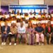 Participants of the Liberia Football Association’s Girls Guard workshop pose with certificates after completing a three-day FIFA-funded capacity-building program.