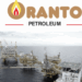 Oranto Petroleum offshore oil platform and logo amid calls to halt Liberia oil deal over transparency and environmental risks