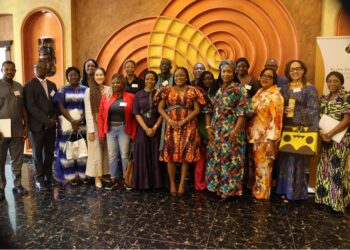 Group photo of participants at the EJS Center’s university roundtable in Monrovia to expand the Oral History Program preserving Ellen Johnson Sirleaf’s legacy
