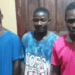 Police photo of suspects charged with murder in connection to a deadly mob attack over an alleged motorcycle theft in Kakata, Margibi County, Liberia.
