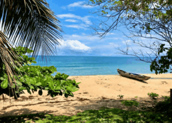A pristine Liberian beach showcasing the country’s untapped tourism potential as the government rejoins the UN Tourism Organization after 13 years